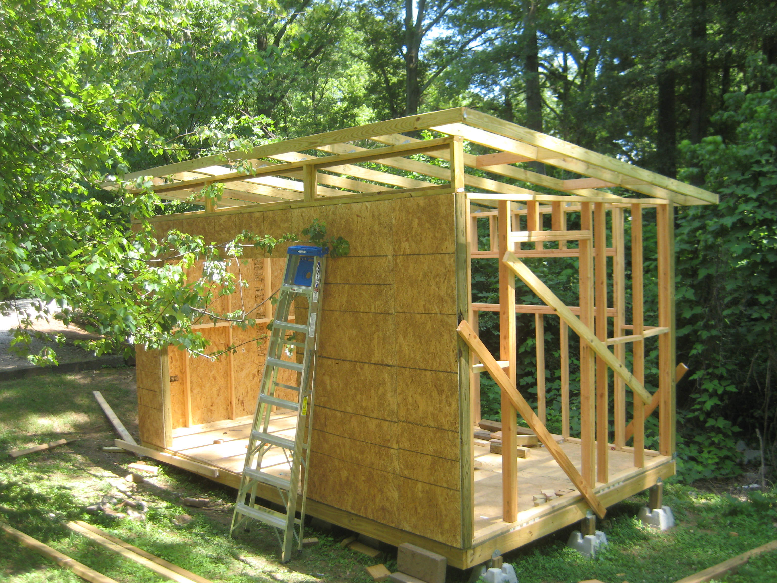 modern shed plans 12×16